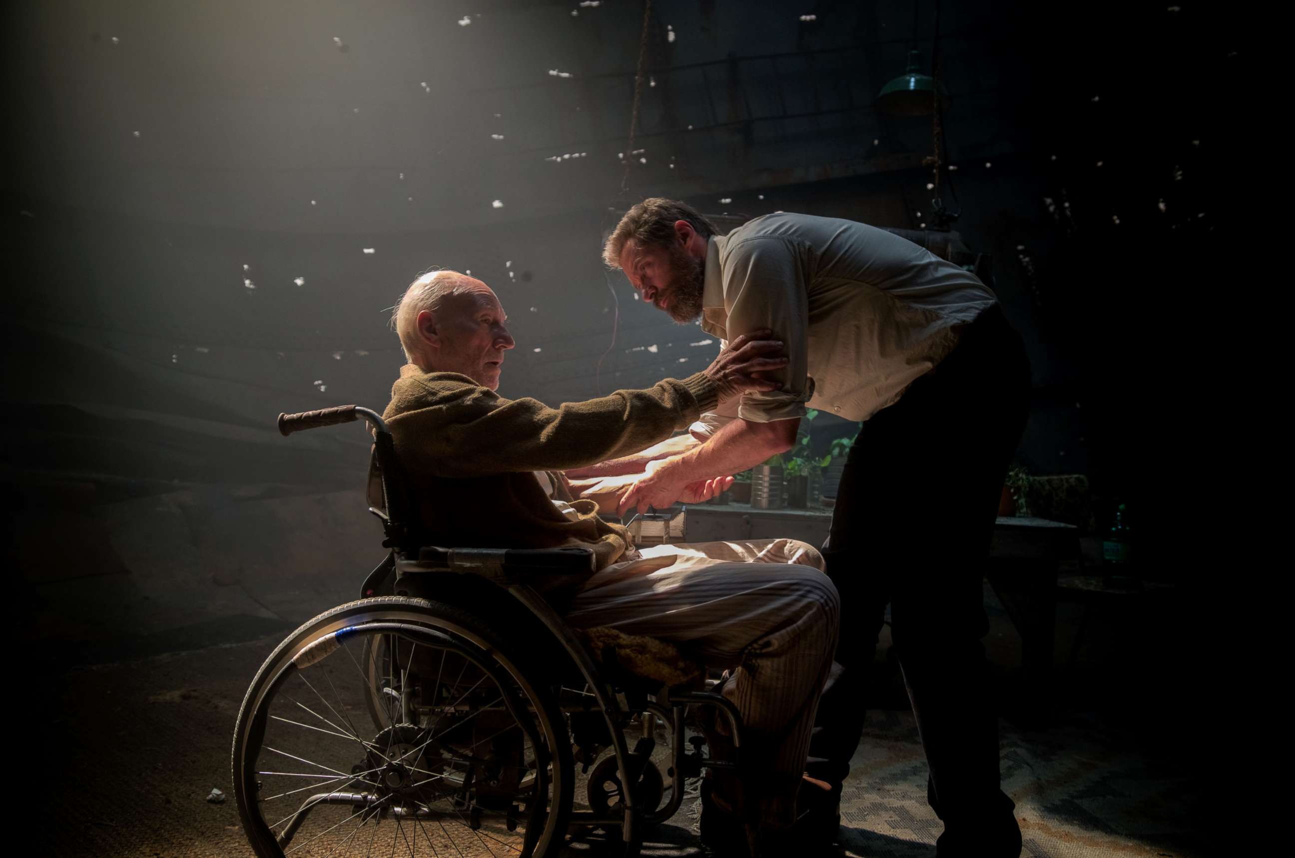 PHOTO: Charles (Patrick Stewart) and Logan (Hugh Jackman) in "LOGAN."