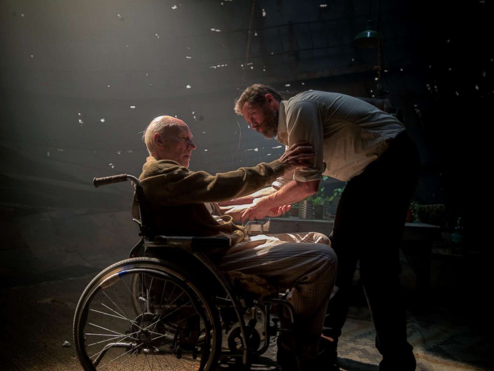 PHOTO: Charles (Patrick Stewart) and Logan (Hugh Jackman) in LOGAN.