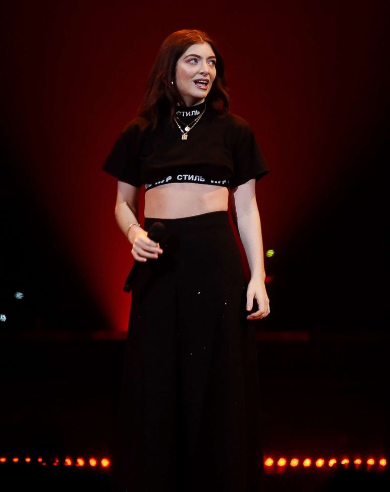 PHOTO: Lorde performs at Melodrama World Tour at Barclays Center, April 4, 2018 in New York City.