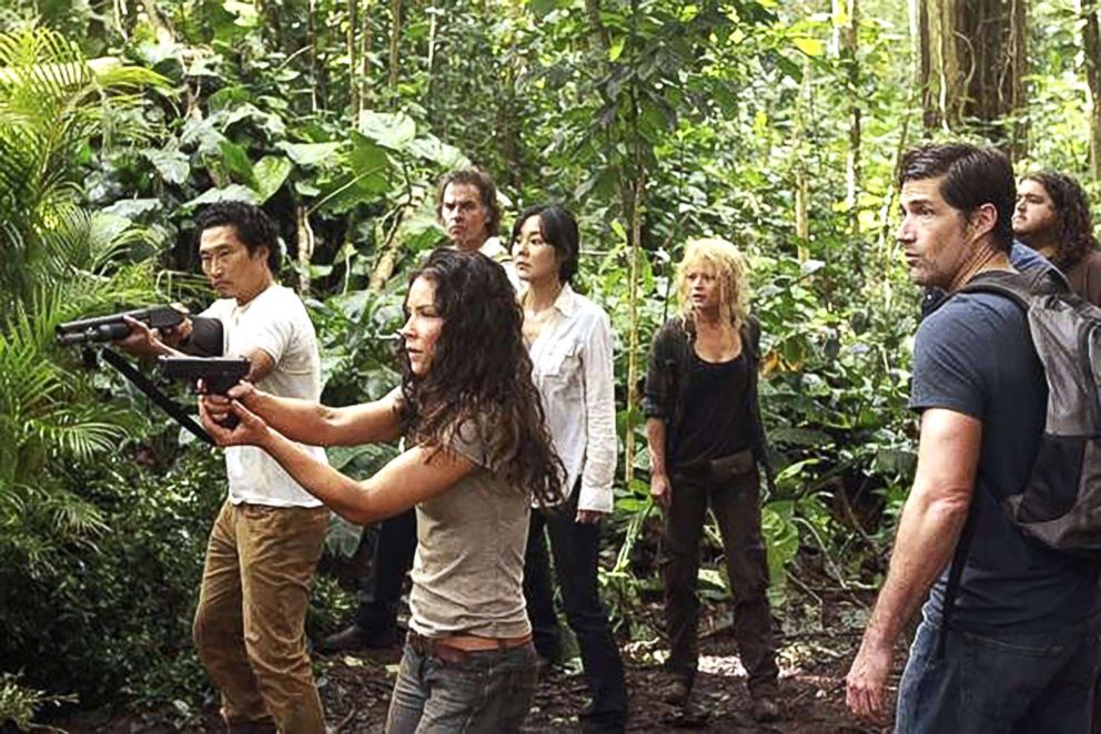 PHOTO: Jeff Fahey, Daniel Dae Kim, Emilie de Ravin, Matthew Fox, Yunjin Kim, and Evangeline Lilly appear in a scene from "Lost."