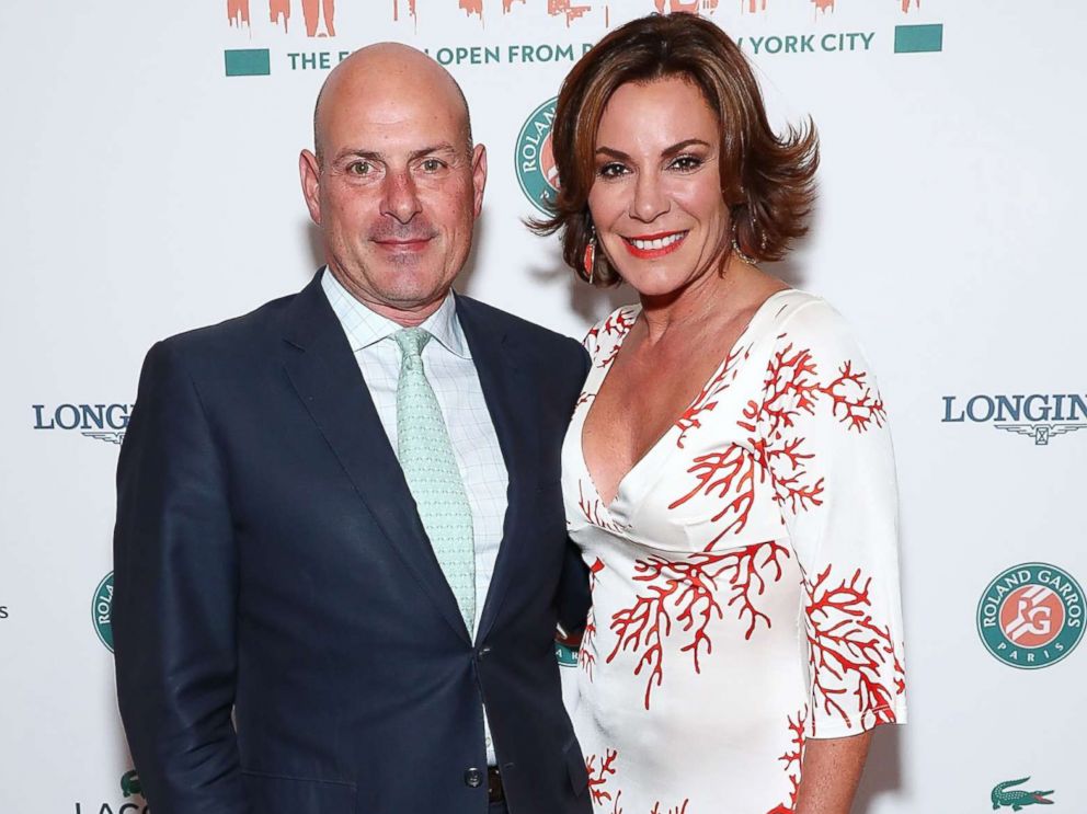 PHOTO: Tom DAgostino Jr. and Luann DAgostino attend the Roland-Garros reception at French Consulate, June 8, 2017 in New York City.