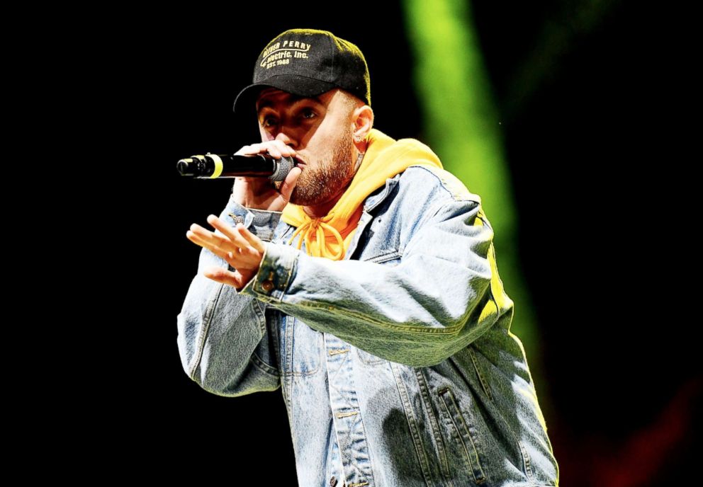 PHOTO: Rapper Mac Miller performs on April 29, 2018, in Long Beach, Calif.