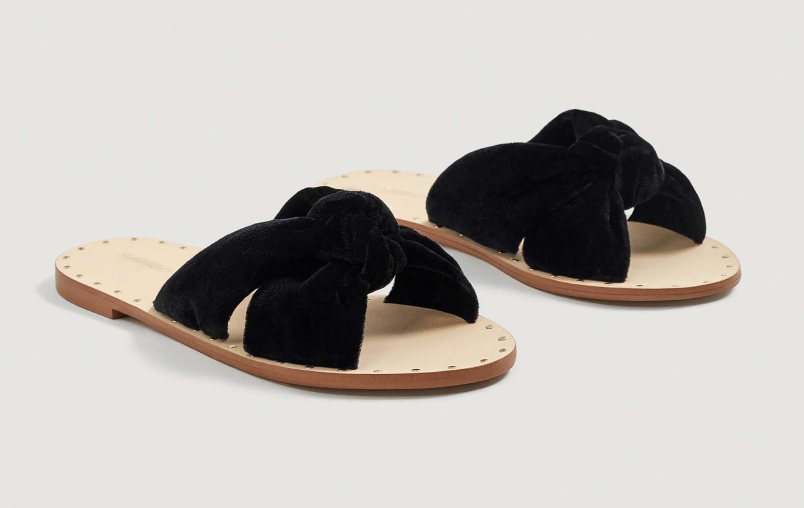 PHOTO: Mango, Knot Velvet Slides