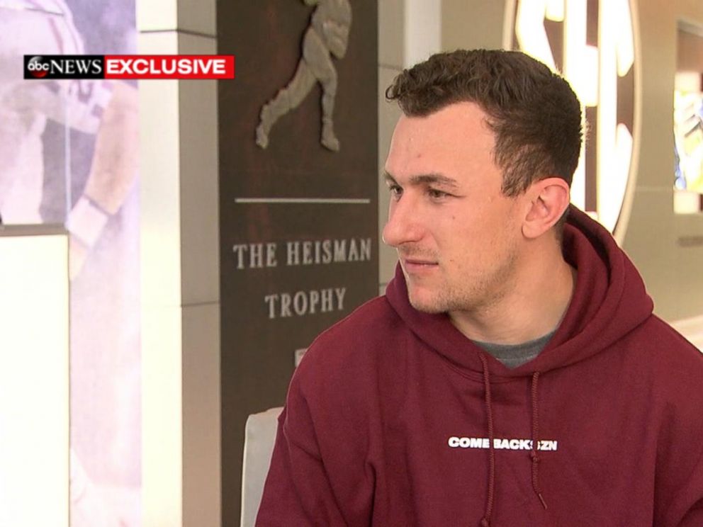 Johnny Manziel opens up about his career and his hopeful comeback in an interview with ABC News T.J. Holmes