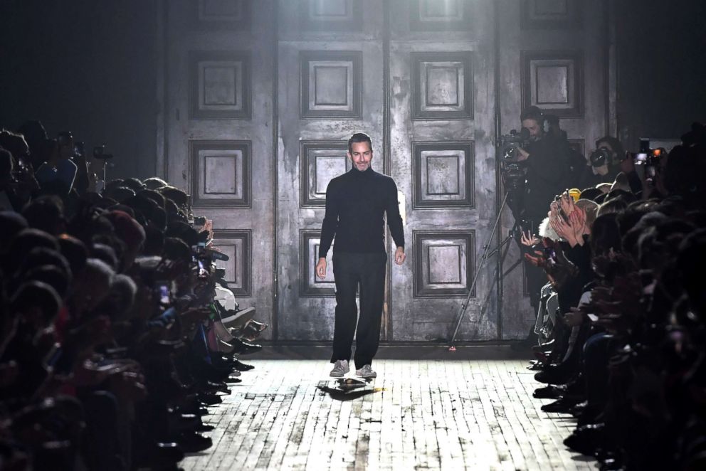PHOTO: Marc Jacobs walks the runway during the Marc Jacobs Fall 2018 Show at Park Avenue Armory, Feb. 14, 2018, in New York. 