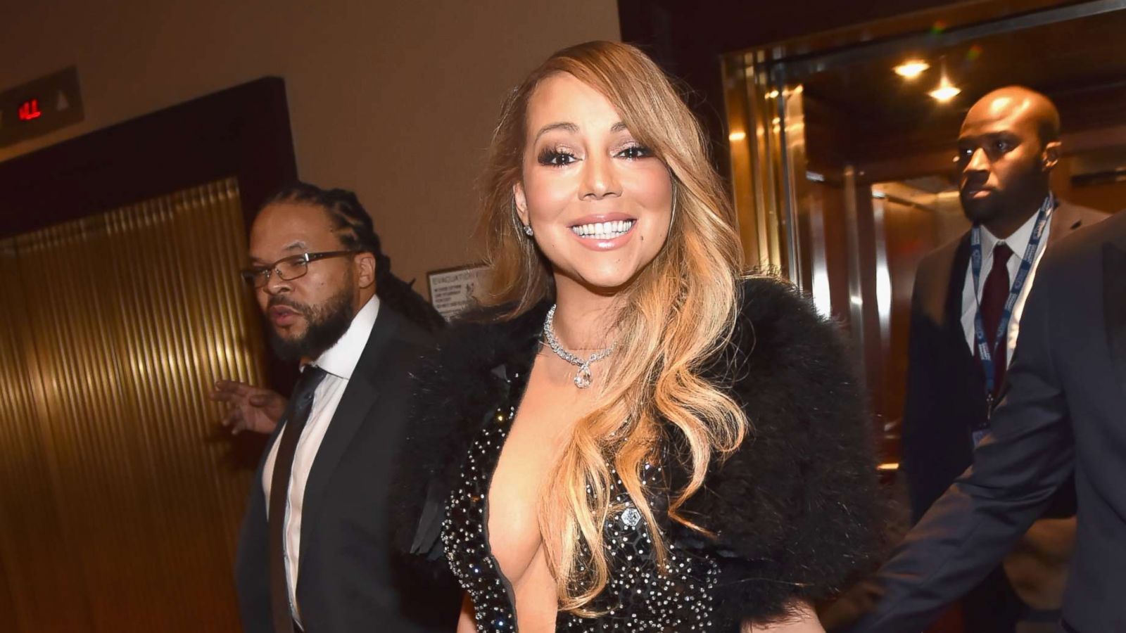 PHOTO: Mariah Carey attends the Clive Davis and Recording Academy Pre-GRAMMY Gala and GRAMMY Salute to Industry Icons Honoring Jay-Z, Jan. 27, 2018, in New York.