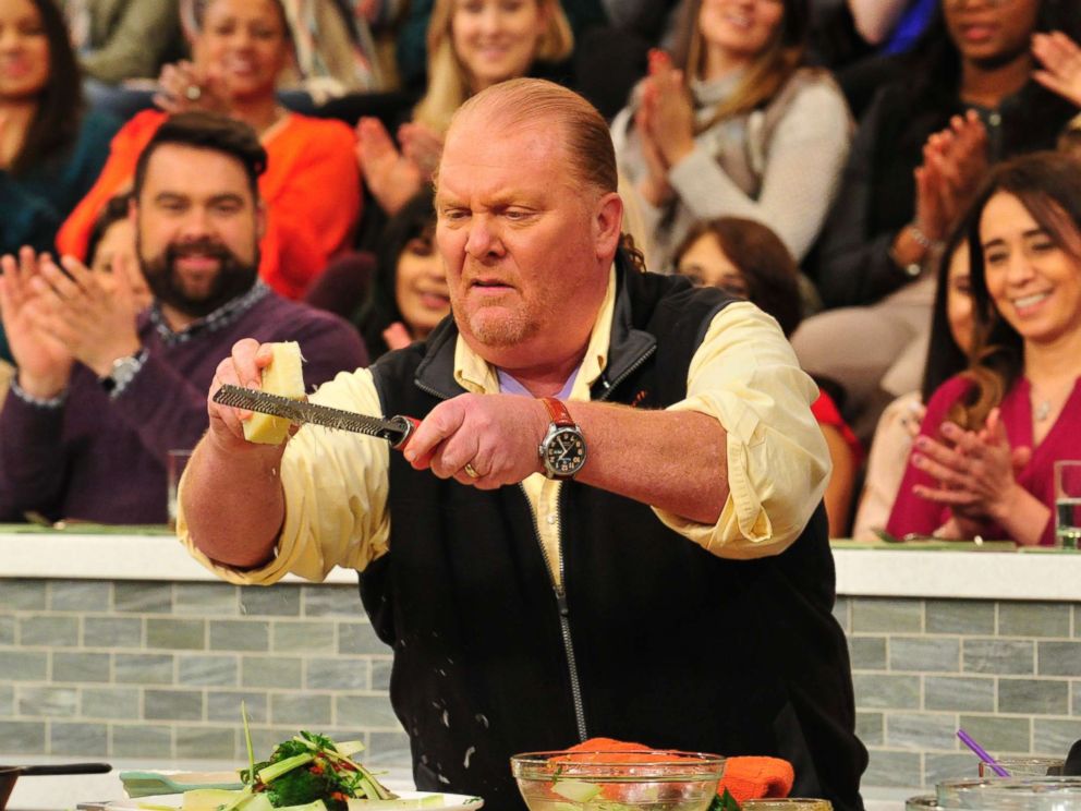 PHOTO: Mario Batali on ABCs The Chew, Feb. 26, 2016, in New York City.