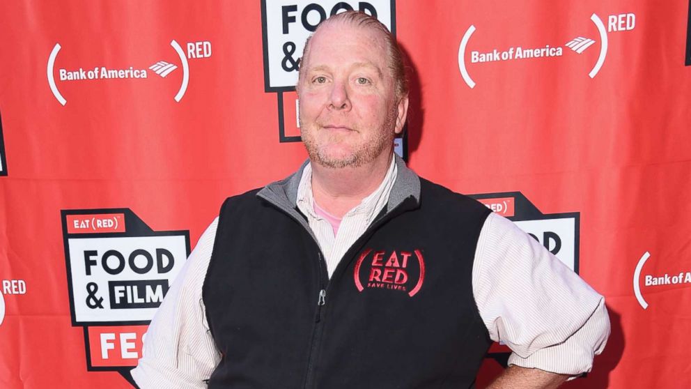 PHOTO: Chef Mario Batali arrives at EAT (RED) Food & Film Fest! at Bryant Park, June 20, 2017, in New York City.  