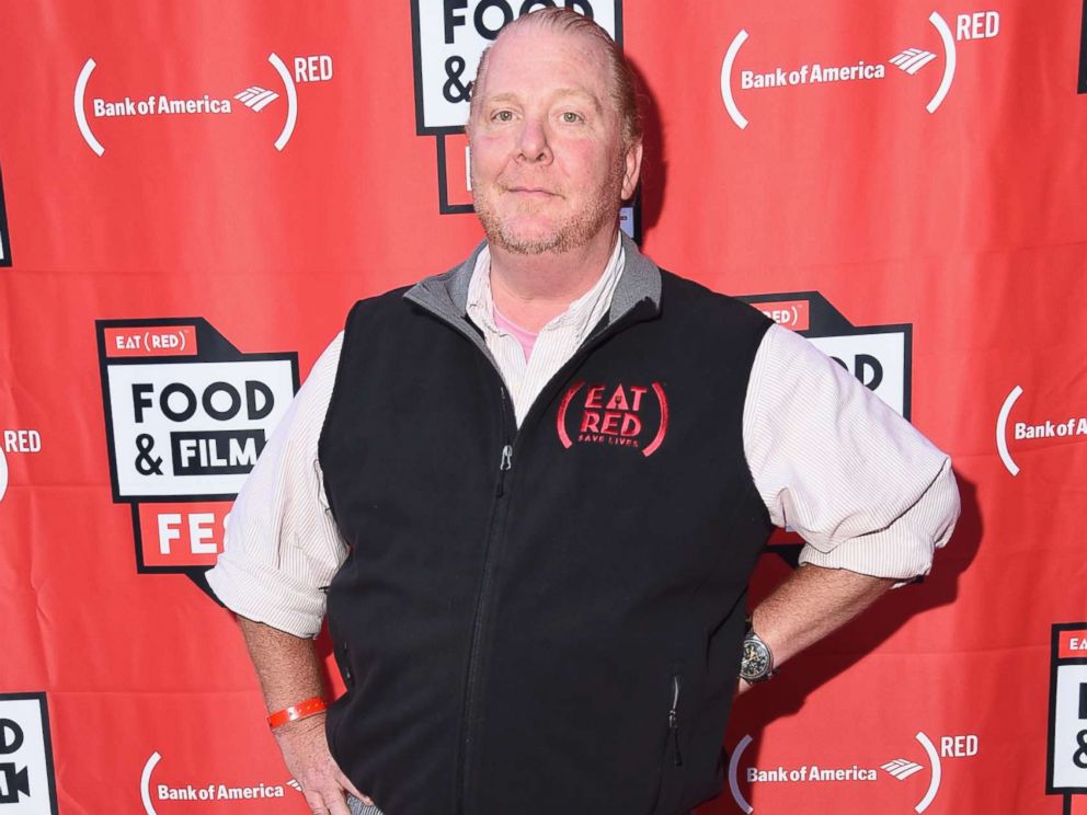 PHOTO: Chef Mario Batali arrives at EAT (RED) Food & Film Fest! at Bryant Park, June 20, 2017, in New York City.