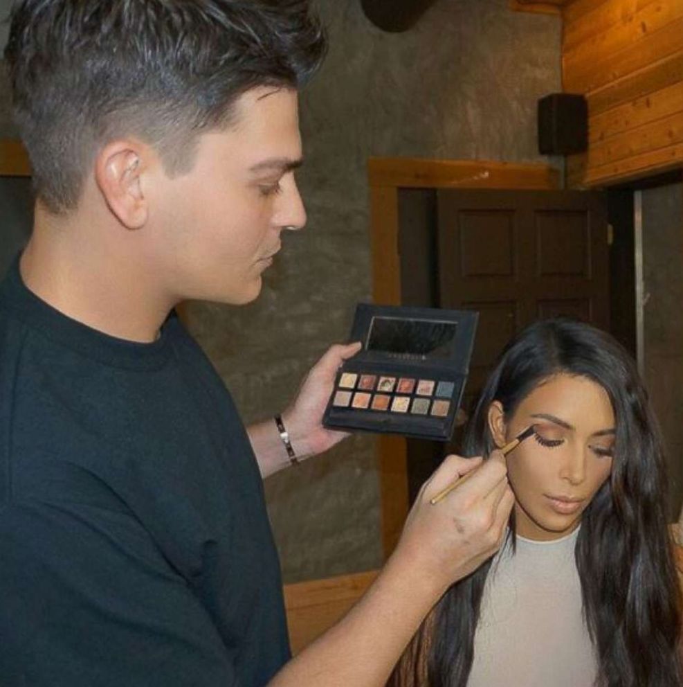 How Kim Kardashian's makeup artist started his business from a shoebox and  started working with the reality star - ABC News