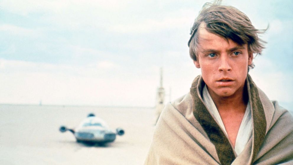 Mark Hamill, as Luke Skywalker, in a scene from "Star Wars: A New Hope."