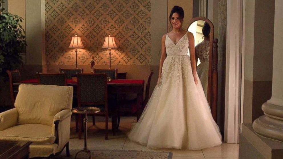 PHOTO: Meghan Markle wears a wedding dress as the character Rachel Zane in Suits.