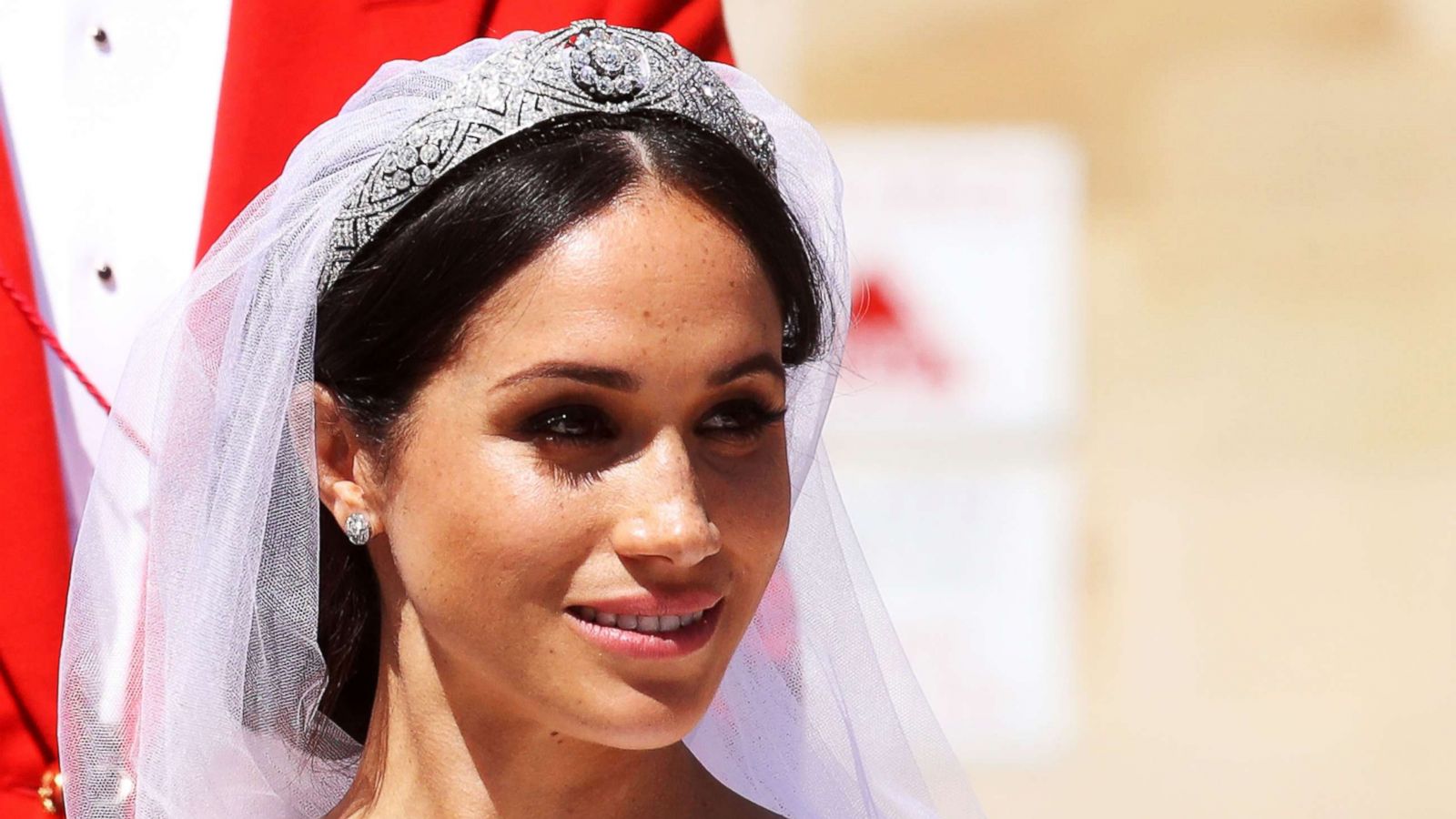 PHOTO: The Duchess of Sussex departs after her wedding to Prince Harry, Duke of Sussex at St George's Chapel, Windsor Castle on May 19, 2018 in Windsor, England.