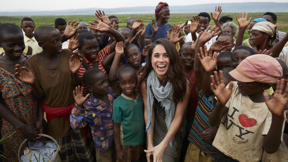 PHOTO: Meghan Markle has been an outspoken humanitarian. She became a global ambassador for the charity, World Vision, after visiting a rural area of Rwanda in 2016.