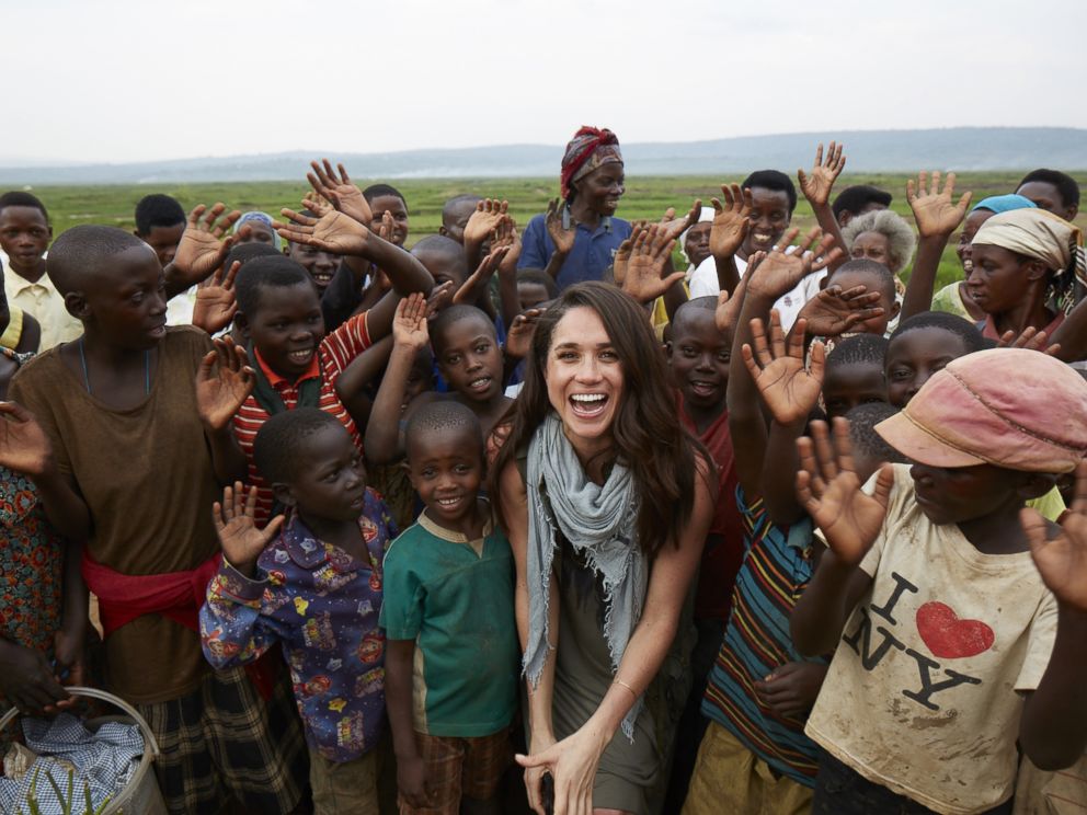 PHOTO: Meghan Markle has been an outspoken humanitarian. She became a global ambassador for the charity, World Vision, after visiting a rural area of Rwanda in 2016.