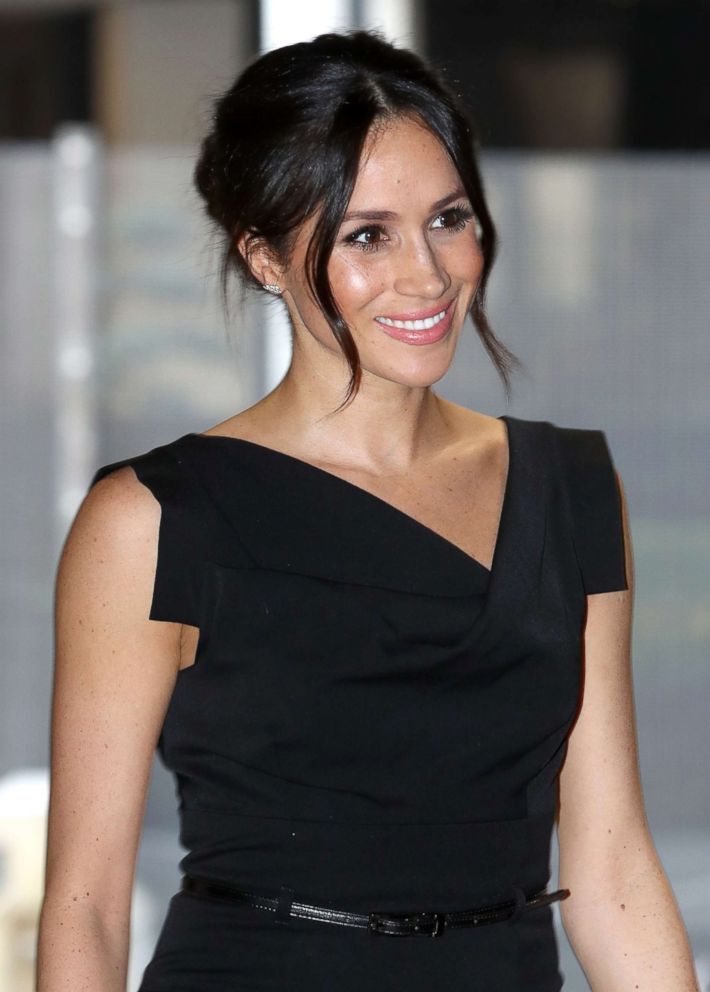 PHOTO: Meghan Markle attends the Women's Empowerment reception at the Royal Aeronautical Society, April 19, 2018, in London.