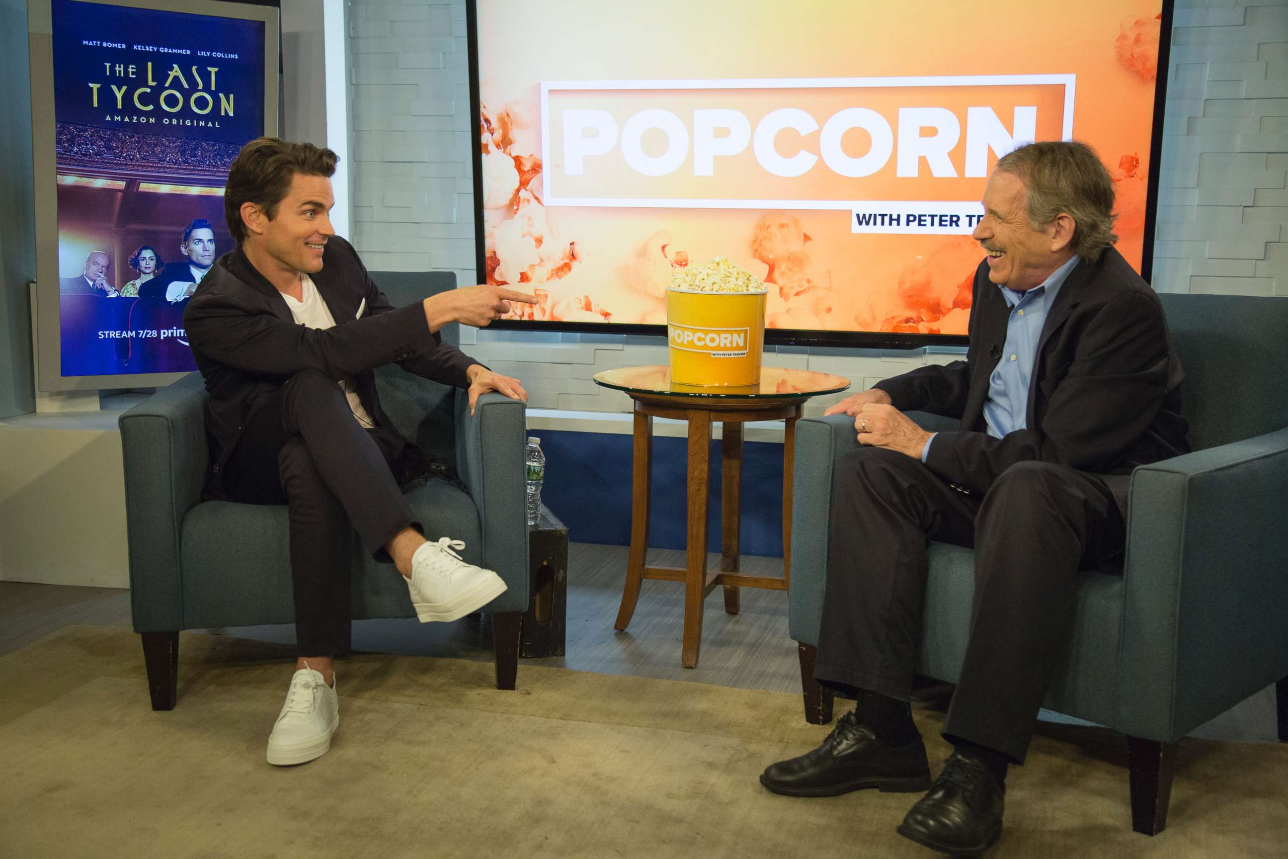 PHOTO: Matt Bomerr appears on "Popcorn with Peter Travers" at ABC News studios, July 24, 2017, in New York City. 