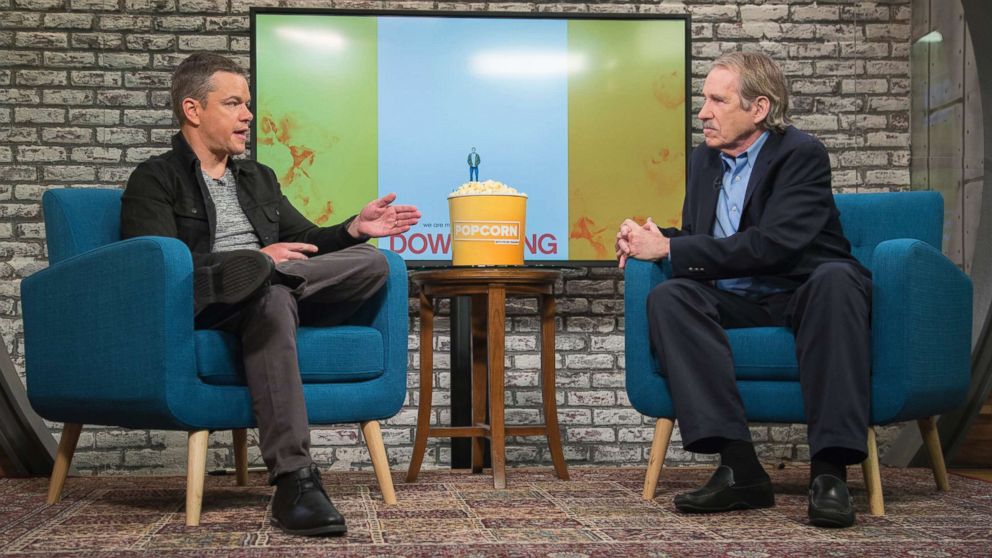 PHOTO: In an overarching discussion with Peter Travers on ABC News' "Popcorn With Peter Travers," Dec. 12, 2017, Matt Damon opened up about Harvey Weinstein, sexual harassment and confidentiality agreements.