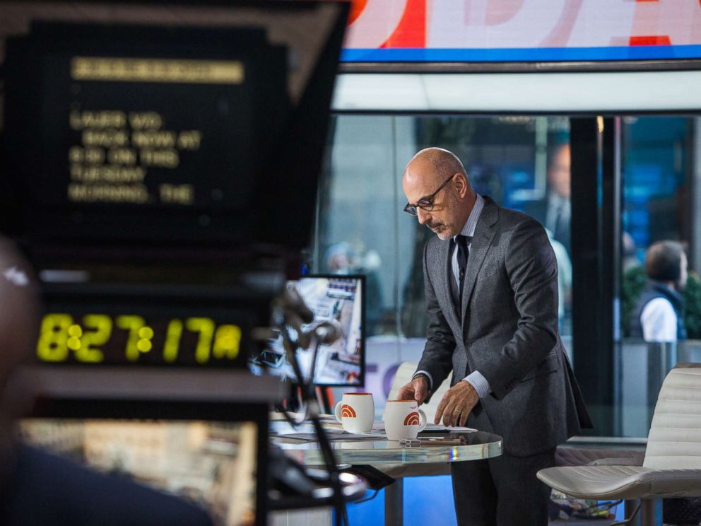PHOTO: Matt Lauer on the Today show in this Nov. 21, 2017 file photo.