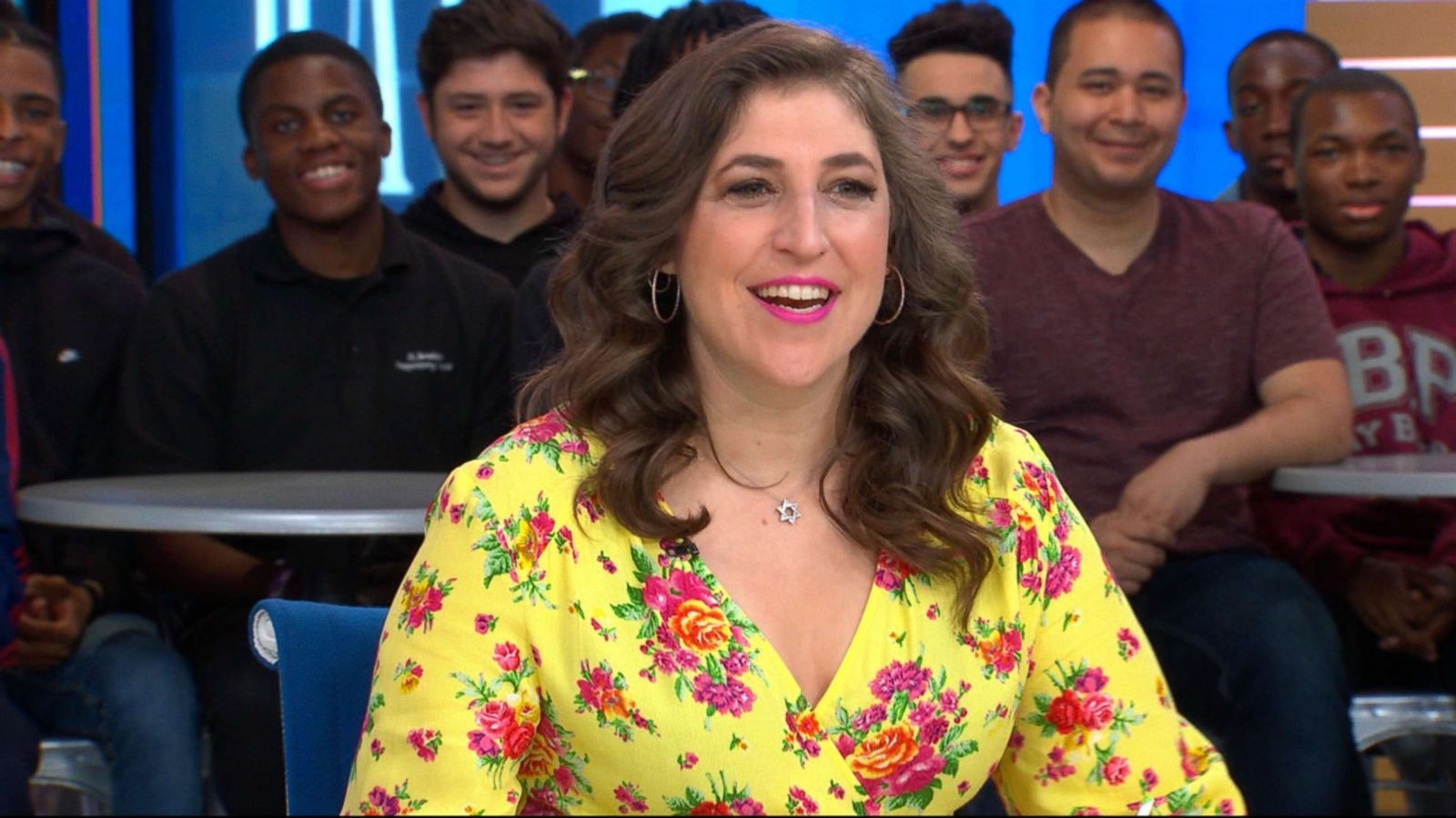 PHOTO: Actress Mayim Bialik appeared live on "Good Morning America, May 8, 2018, to talk about parenting and her new book about raising boys in today's world.