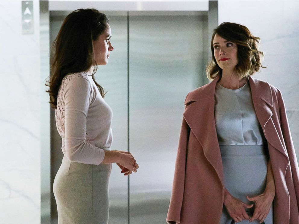 PHOTO: Meghan Markle and Abigail Spencer appear on the show, "Suits."