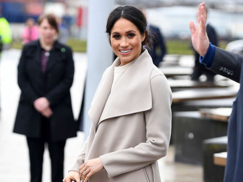 PHOTO: Prince Harry and Meghan Markle during a visit to Titanic Belfast maritime museum on March 23, 2018 in Belfast.
