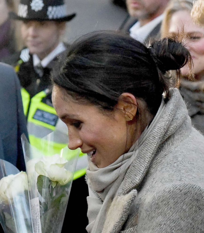 PHOTO: Prince Harry and Meghan Markle visit Reprezent 107.3 FM in Brixton, London, Jan. 9, 2018.