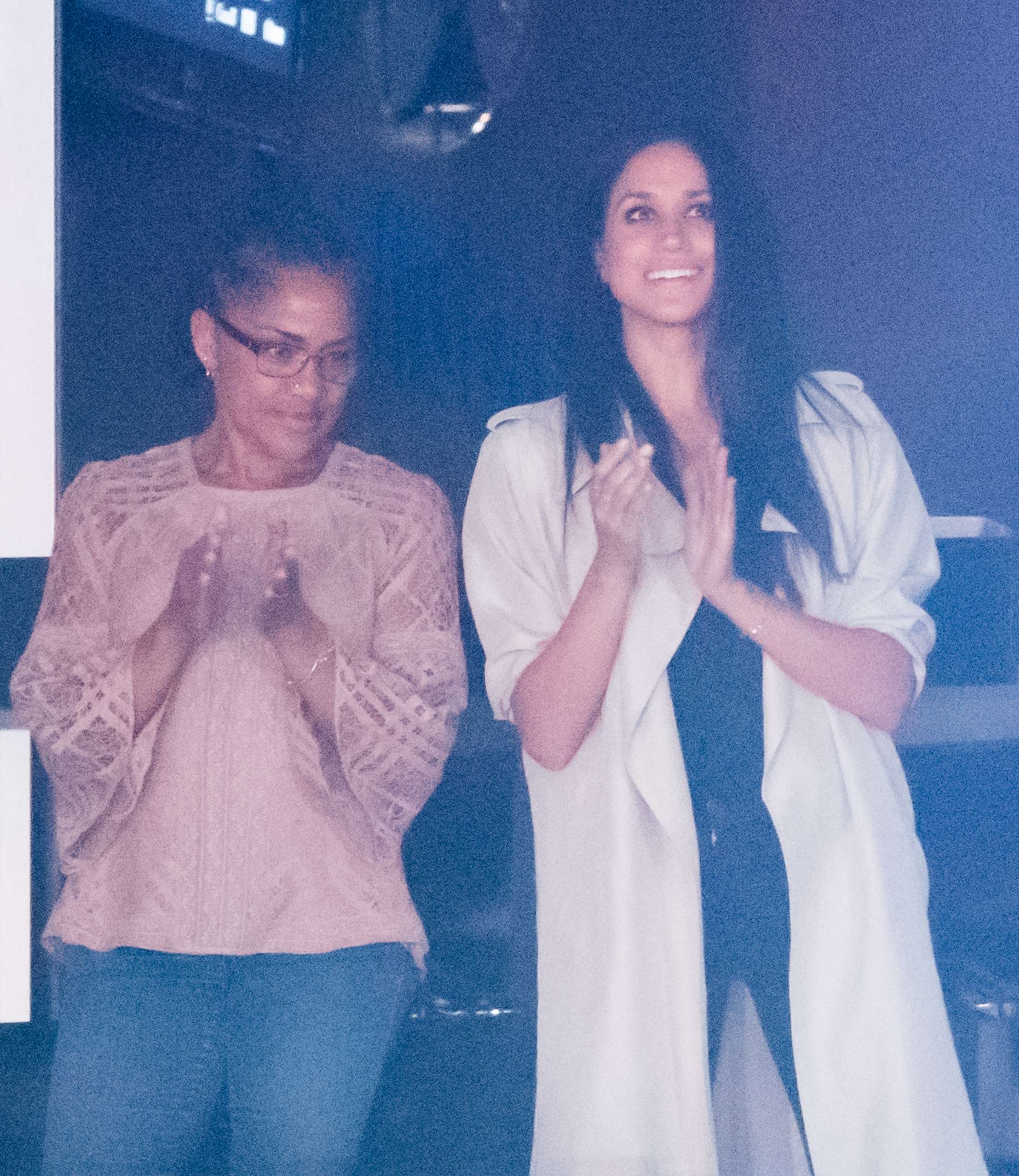 PHOTO: Meghan Markle and her mother, Doria Ragland, attend the closing ceremony of the Invictus Games Toronto 2017 on Sept. 30, 2017 in Toronto. 