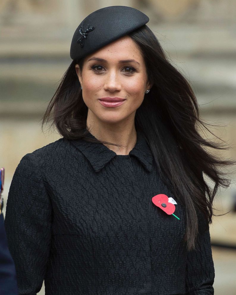PHOTO: Meghan Markle at the ANZAC Day Service at Westminster Abbey, central London.