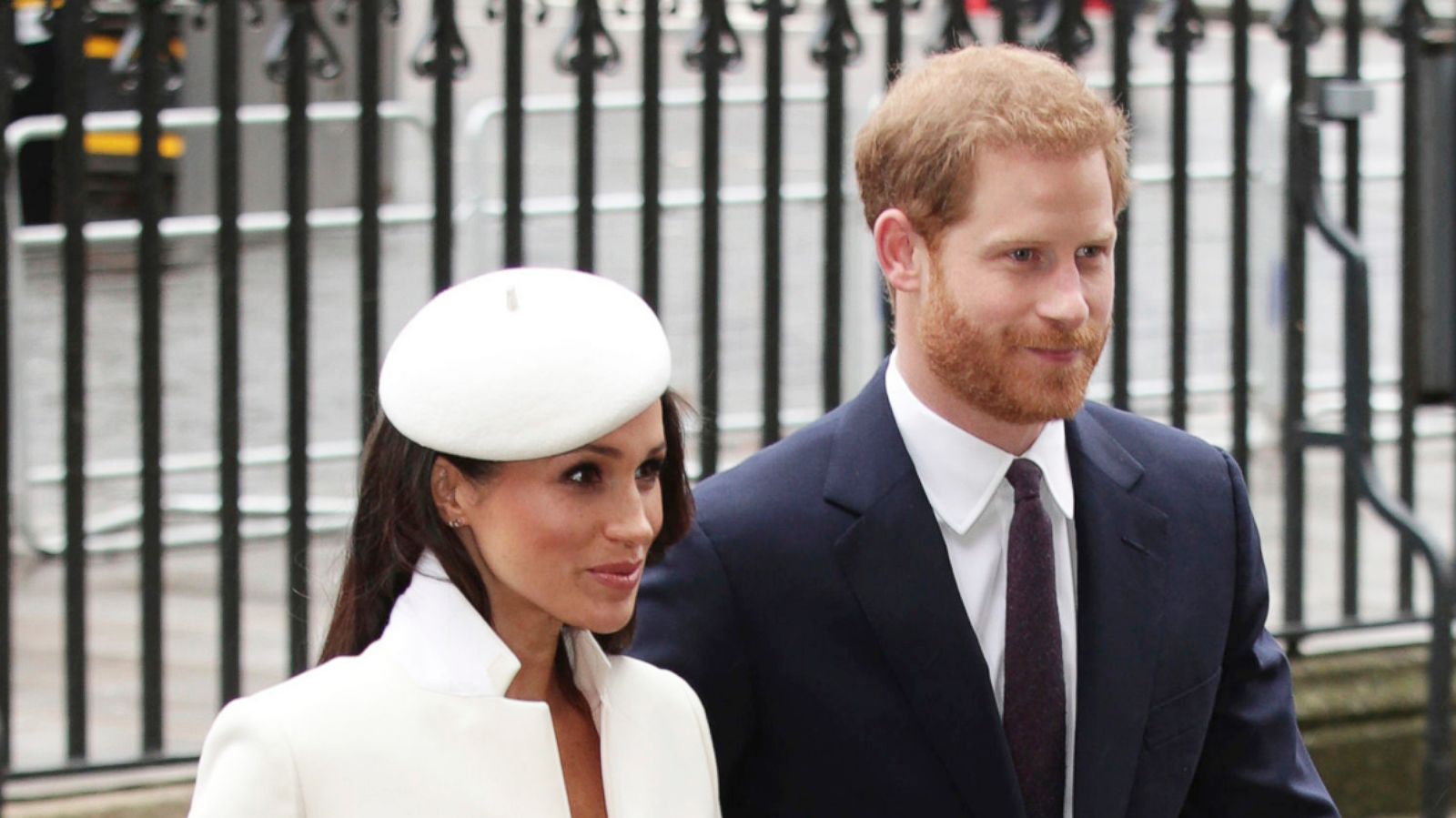 PHOTO: Britain's Prince Harry and Meghan Markle, arrive for the Commonwealth Service at Westminster Abbey in London, on March 12, 2018.