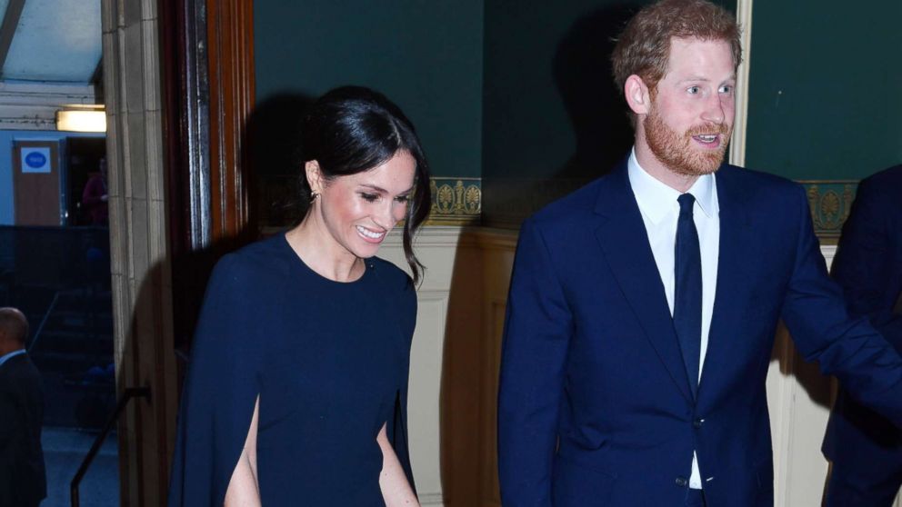 PHOTO: Prince Harry and Meghan Markle arrive at the Royal Albert Hall to attend a star-studded concert to celebrate the Queen's 92nd birthday in London, April 21, 2018.