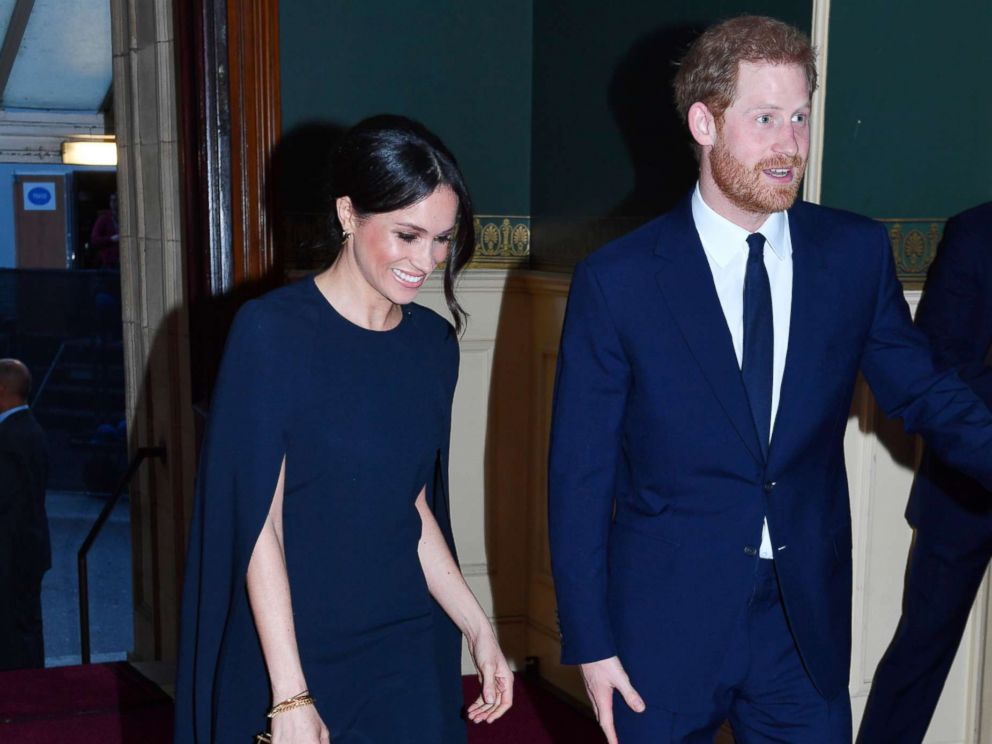 PHOTO: Prince Harry and Meghan Markle arrive at the Royal Albert Hall to attend a star-studded concert to celebrate the Queens 92nd birthday in London, April 21, 2018.