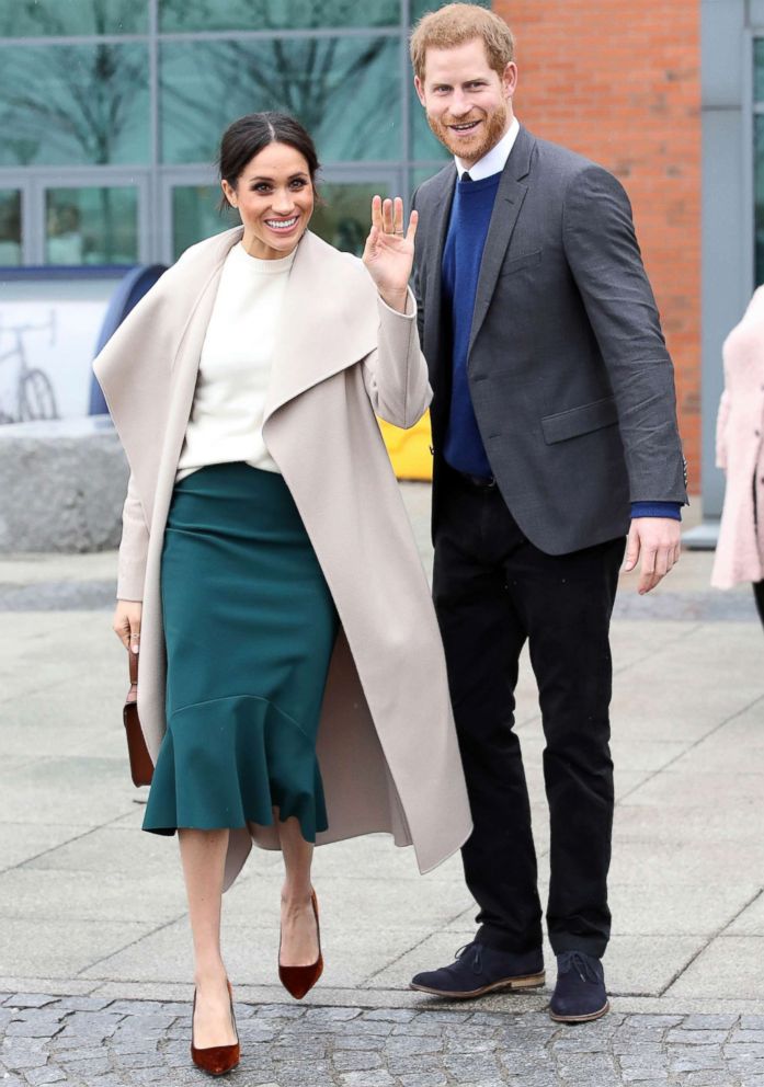 PHOTO: Prince Harry and Meghan Markle visit Catalyst Inc, Northern Ireland's next generation science park, March 23, 2018, in Belfast, Northern Ireland.