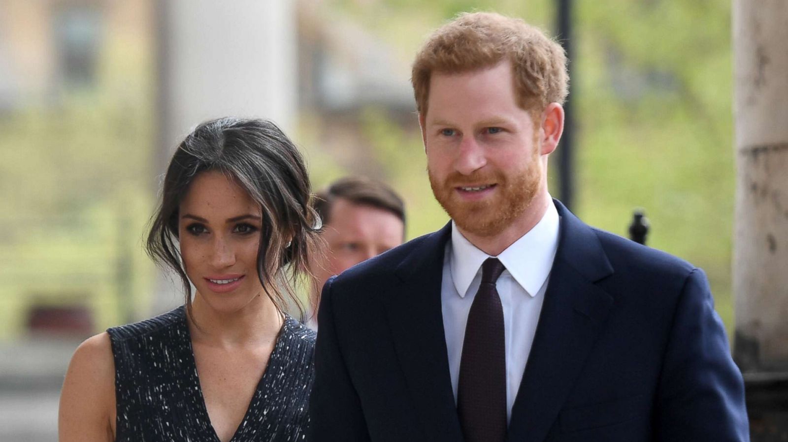 PHOTO: Prince Harry and his fiancee Meghan Markle arrive at an event in London, April 23, 2018.