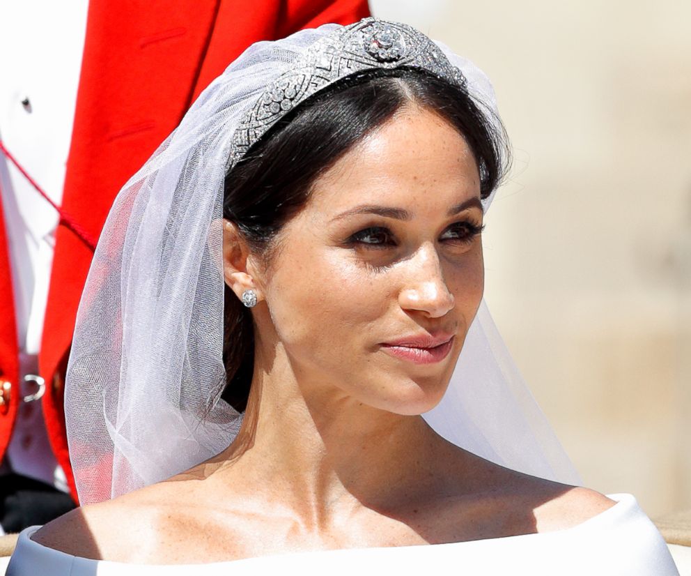 PHOTO: Meghan, Duchess of Sussex travels in an Ascot Landau carriage as she & Prince Harry, Duke of Sussex begin their procession through Windsor following their wedding at St George's Chapel, Windsor Castle on May 19, 2018 in Windsor, England.