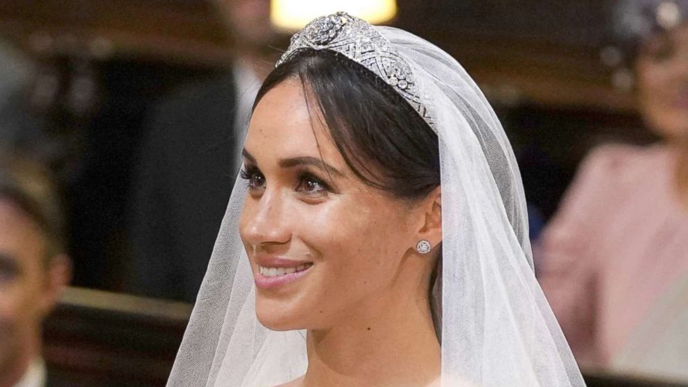 PHOTO: Britain's Prince Harry, Duke of Sussex, and US fiancee of Britain's Prince Harry Meghan Markle during their wedding ceremony in St George's Chapel, Windsor Castle, in Windsor, May 19, 2018.