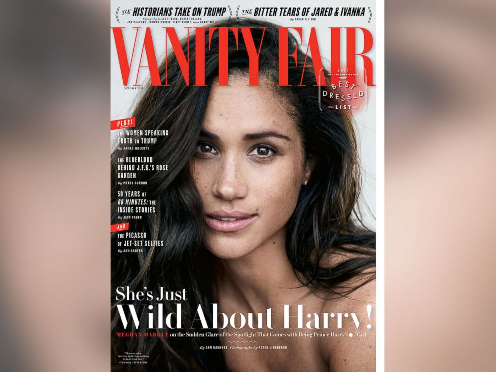 PHOTO: Actress Meghan Markle opens up about her life today in the October 2017 issue of Vanity Fair.