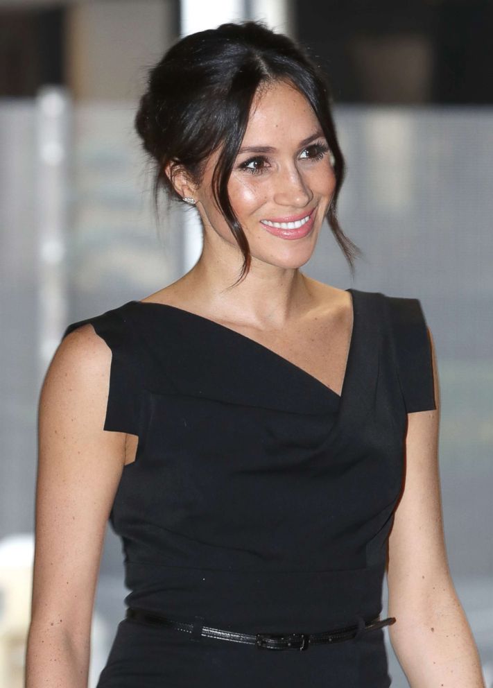 PHOTO: Meghan Markle attends the Women's Empowerment reception hosted by Foreign Secretary Boris Johnson during the Commonwealth Heads of Government Meeting at the Royal Aeronautical Society on April 19, 2018 in London.