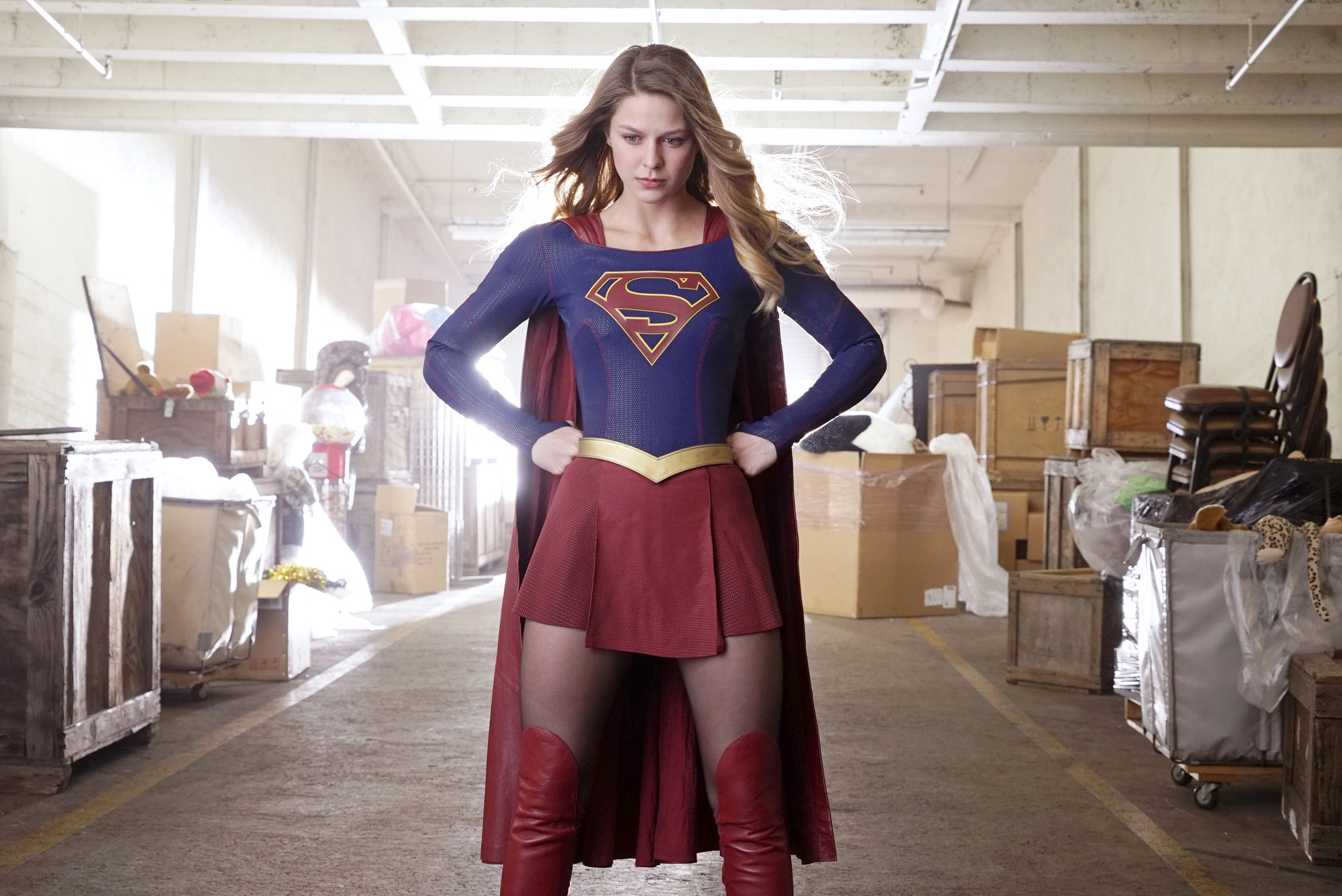 PHOTO: In this file photo, Melissa Benoist plays SUPERGIRL, on the CBS Television Network.