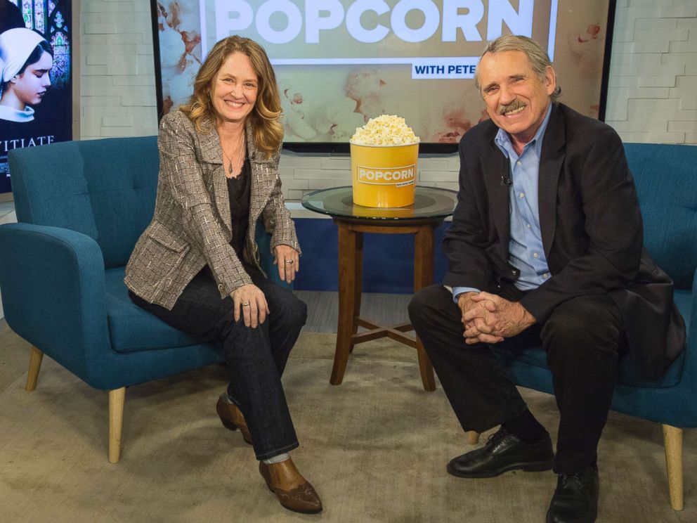 PHOTO: Melissa Leo appears on "Popcorn with Peter Travers" at ABC News studios, Oct. 25, 2017, in New York City.