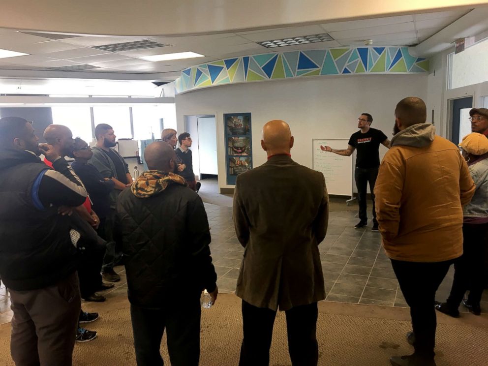 PHOTO: Local Philadelphia men organize for the "Men Can" program, where organizers hold "Community Conversations," involving discussions about racism, domestic violence and last month, one titled, "Get Your Boys: Male Accountability in #MeToo."