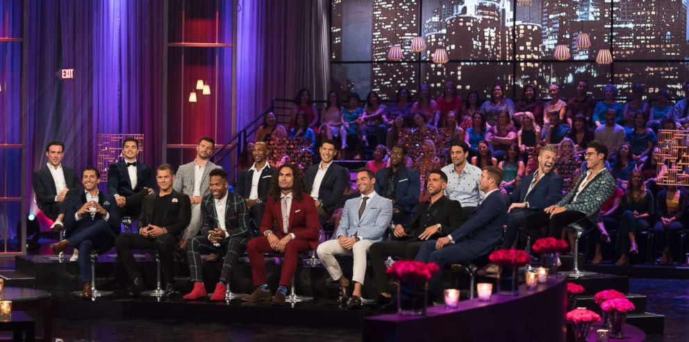 PHOTO: Contestants from "The Bachelorette" appear on the "Men Tell All" special, which airs July 30, 2018 on ABC.