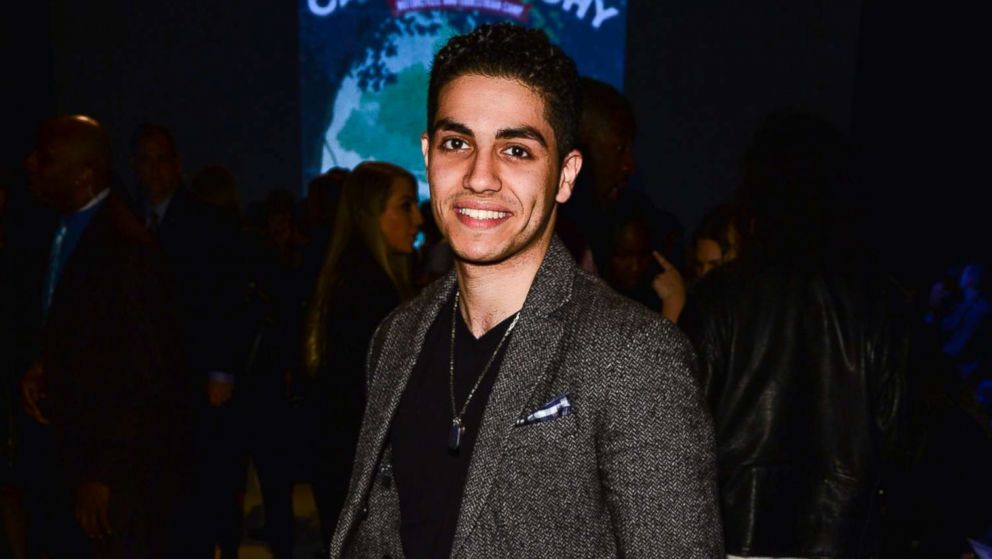 PHOTO: Mena Massoud attends World MasterCard Fashion Week Fall 2015 Collections Day 3 at David Pecaut Square, March 25, 2015 in Toronto, Canada. 
