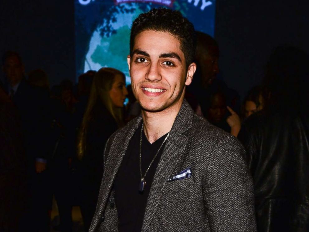 PHOTO: Mena Massoud attends World MasterCard Fashion Week Fall 2015 Collections Day 3 at David Pecaut Square, March 25, 2015 in Toronto, Canada.