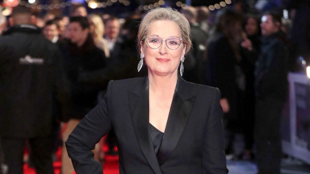 PHOTO: Actress Meryl Streep poses on the red carpet on arrival for the European Premiere of the film, The Post in London, Jan. 10, 2018.