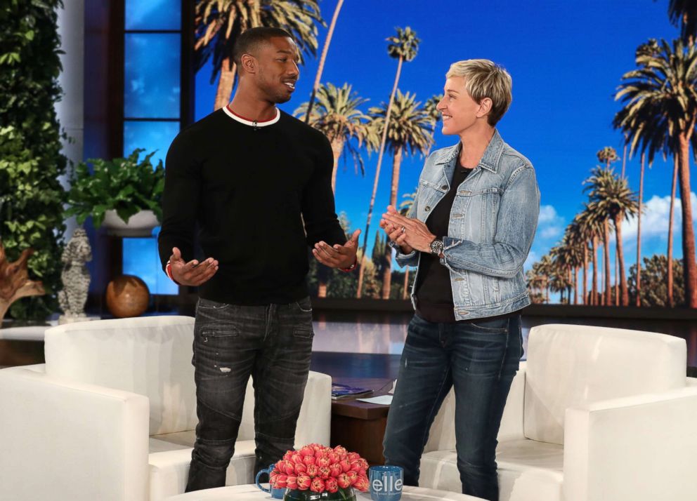 PHOTO: Michael B. Jordan appears on "The Ellen DeGeneres Show" in Burbank, Calif.