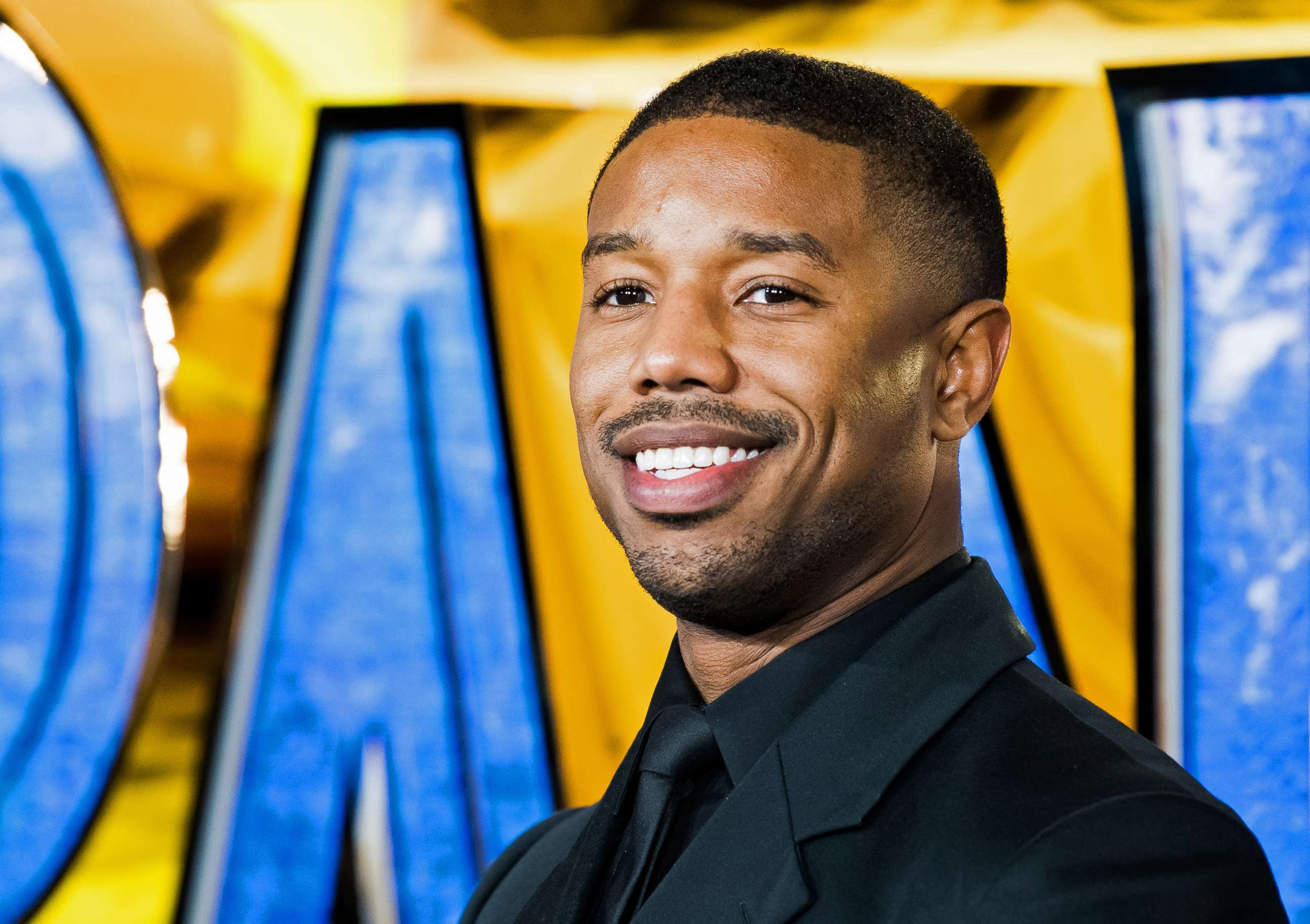 PHOTO: Michael B. Jordan attends the European Premiere of "Black Panther" at Eventim Apollo on Feb. 8, 2018 in London.