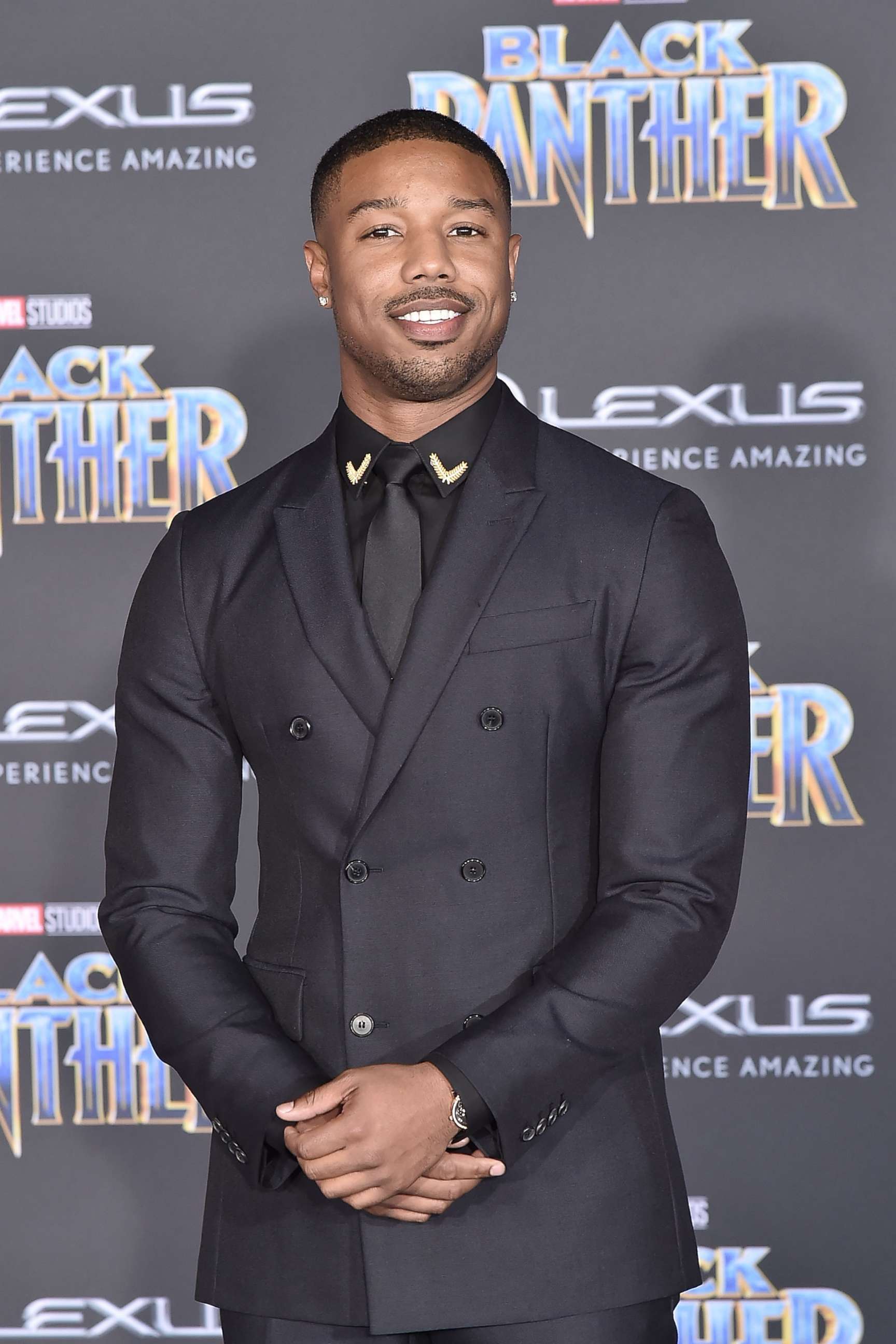 PHOTO: Michael B Jordan attends the Premiere Of Disney And Marvel's "Black Panther, " Jan. 29, 2018, in Hollywood, Calif.