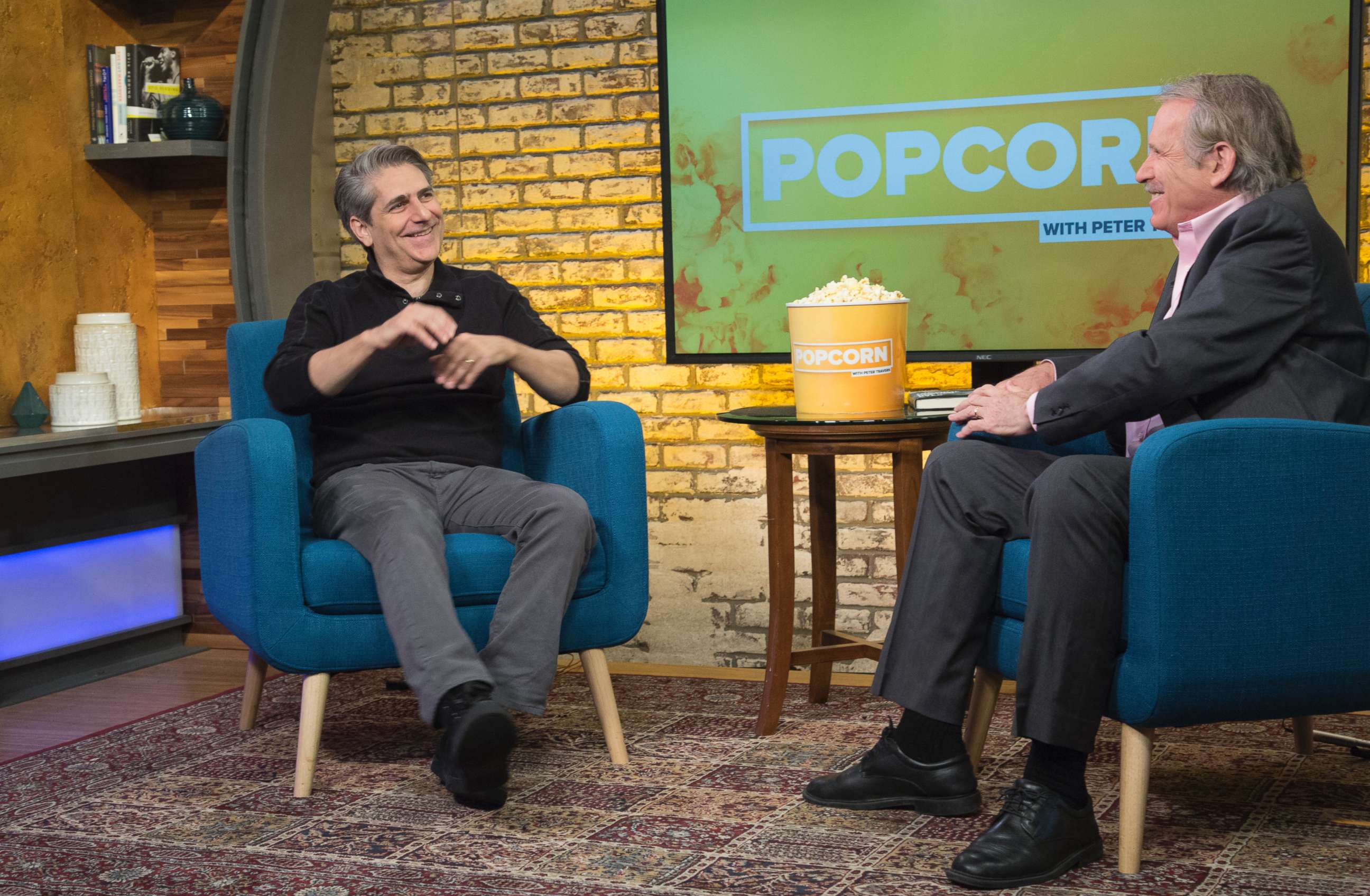 PHOTO: Michael Imperioli appears on "Popcorn with Peter Travers" at ABC News studios, March 28, 2018, in New York City.
