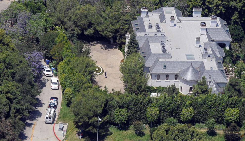 PHOTO: The rented home of Michael Jackson seen from the air, June 29, 2009, in the Holmby Hills section of Los Angeles. Jackson died Thursday at UCLA Medical Center after being stricken at this rented home in Holmby Hills.